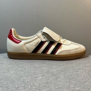 Adidas Original Sambas LT White With Red Tabs Men’s Shoe Size 9.5 JQ5124​